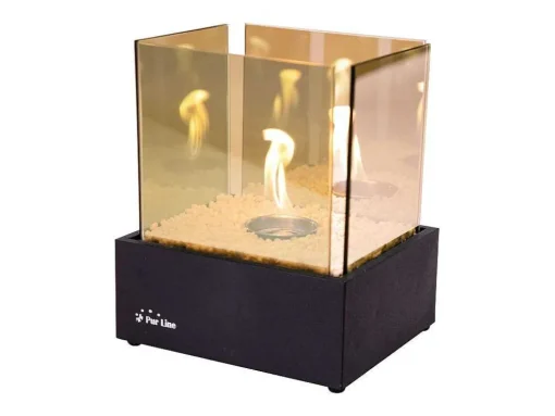 Biolareira De Mesa Com Chama De Efeito Infinito