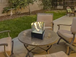 Biolareira De Mesa Com Chama De Efeito Infinito