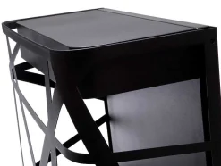 Biolareira Em A?O Inox Preto Montada Na Parede Com Design Exclusivo E Moderno