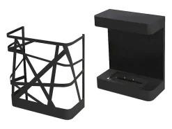 Biolareira Em A?O Inox Preto Montada Na Parede Com Design Exclusivo E Moderno