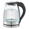 Bouilloire Electrique 2200W En Verre Et Inox 1.7 L