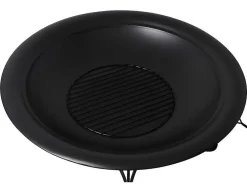 Braseiro De Jardim Redondo Em Aco Mizar - D.75 Cm X A.55 Cm - Preto
