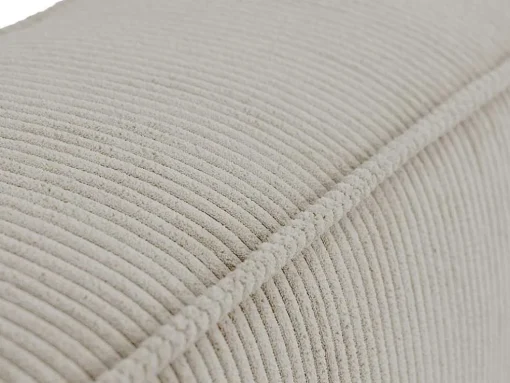 Cabeceira De Cama 220 Cm Veludo Canelado Bege - Timano De Pascal Morabito