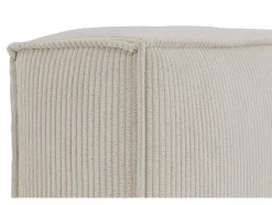 Cabeceira De Cama 220 Cm Veludo Canelado Bege - Timano De Pascal Morabito