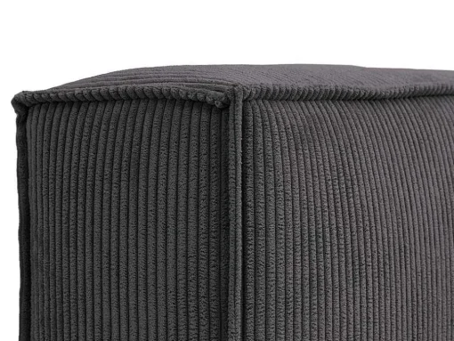 Cabeceira De Cama 220 Cm Veludo Canelado Cinzento Antracite - Timano De Pascal Morabito