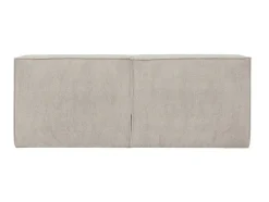 Cabeceira De Cama 220 Cm Veludo Canelado Bege - Timano De Pascal Morabito