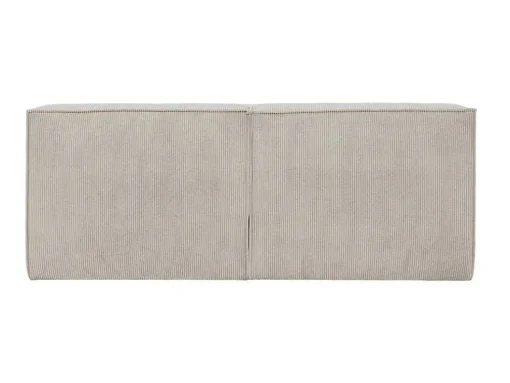 Cabeceira De Cama 220 Cm Veludo Canelado Bege - Timano De Pascal Morabito