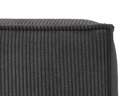 Cabeceira De Cama 220 Cm Veludo Canelado Cinzento Antracite - Timano De Pascal Morabito