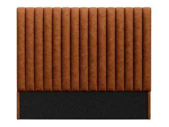 Cabeceira De Cama Costuras Verticais 150 Cm Tecido Terracota - Sarah