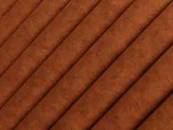 Cabeceira De Cama Costuras Verticais 150 Cm Tecido Terracota - Sarah