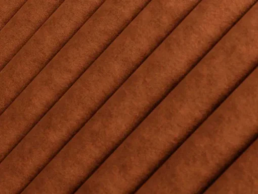 Cabeceira De Cama Costuras Verticais 150 Cm Tecido Terracota - Sarah