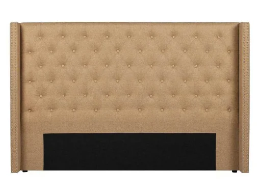 Cabeceira De Cama Estofada Massimo - Tecido - 160 Cm - Bege