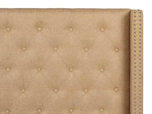 Cabeceira De Cama Estofada Massimo - Tecido - 160 Cm - Bege