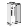 Cabine De Duche De Hidromassagem Retangular, Instalacao Reversivel, C120 X L80 X A215 Cm - Sulipa