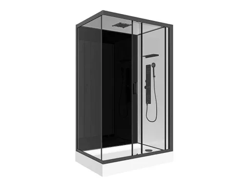 Cabine De Duche De Hidromassagem, Instalacao Reversivel C110 X L80 X A215 Cm - Fomira