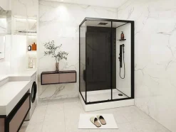Cabine De Duche De Hidromassagem, Instalacao Reversivel C110 X L80 X A215 Cm - Fomira