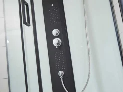 Cabine De Duche De Hidromassagem Primea - 2 Zonas Com Jatos De Massagem - C90 X L90 X A215 Cm - Funcao Chuva Tropical E Cabeca De Chuveiro