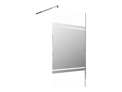 Cabine De Duche Estilo Italiana Efeito Espelho 120 X 200 Cm - Zenado