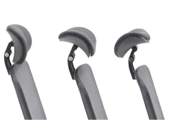 Cadeira De Escritório Ergonomica Profissional Em Nylon E Tecido Cor Cinza - Bankano