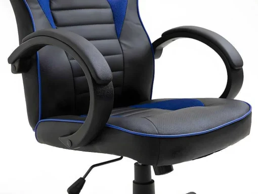 Cadeira De Escritório Estilo Gaming, Racer (Azul)