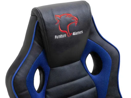 Cadeira De Escritório Estilo Gaming, Racer (Azul)