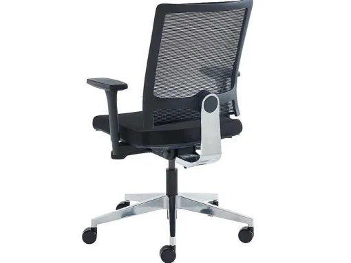 Cadeira De Escritório Profissional Em Tecido Cor Preto - Midtown