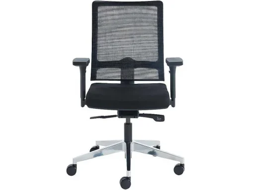 Cadeira De Escritório Profissional Em Tecido Cor Preto - Midtown
