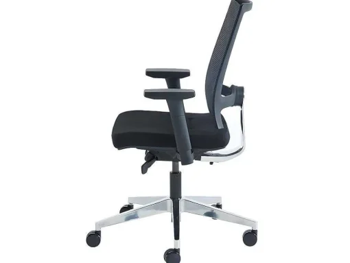 Cadeira De Escritório Profissional Em Tecido Cor Preto - Midtown