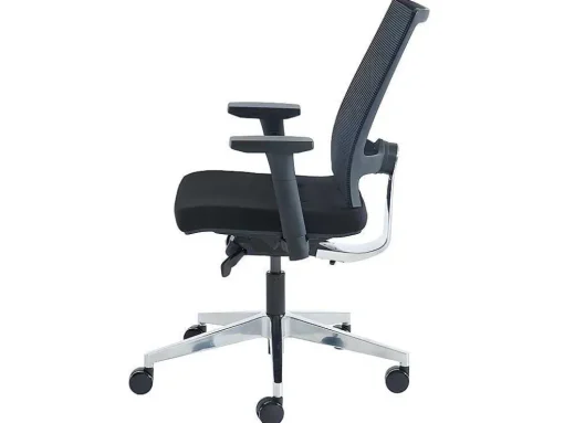 Cadeira De Escritório Profissional Em Tecido Cor Preto - Midtown