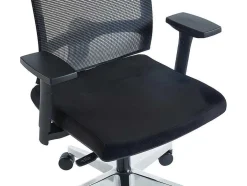 Cadeira De Escritório Profissional Em Tecido Cor Preto - Midtown