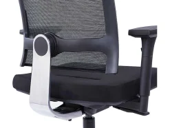 Cadeira De Escritório Profissional Em Tecido Cor Preto - Midtown