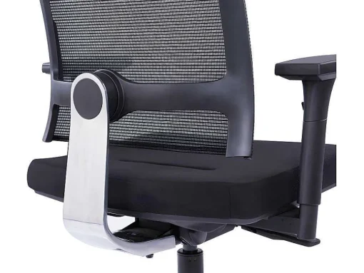 Cadeira De Escritório Profissional Em Tecido Cor Preto - Midtown