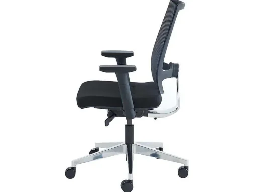 Cadeira De Escritório Profissional Em Tecido Cor Preto - Midtown
