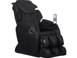Cadeirão De Massagem Leto Em Pele Sintética - Sistema Gravidade Zero - Preto