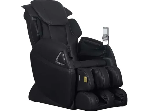 Cadeirão De Massagem Leto Em Pele Sintética - Sistema Gravidade Zero - Preto