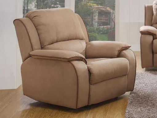 Cadeirão Relax Em Microfibra Taupe - Hernani