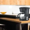 Cafetiere Numerique Programmable Jusqu'A 12 Tasses 800W En Verre Noir
