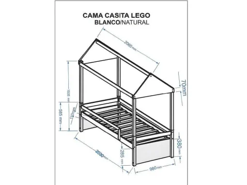 Cama Casa Infantil Para Meninos E Meninas.