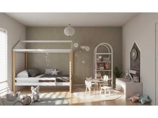 Cama Casa Infantil Para Meninos E Meninas.