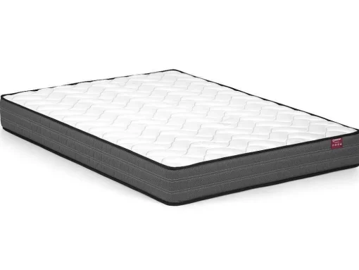 Cama Com Espaco De Arrumação 160 X 200 Cm Com Cabeceira De Cama Costuras Verticais Veludo Taupe + Colchão - Larali
