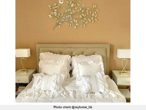 Cama Com Gavetas - Veludo Champanhe - 160X200 Cm- Leopold
