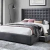 Cama Com Secretária E Arrumação Incluidas 90X200 Cm Branco E Natural + Colchão + Sommier - Gisele