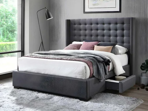 Cama Com Secretária E Arrumação Incluidas 90X200 Cm Branco E Natural + Colchão + Sommier - Gisele