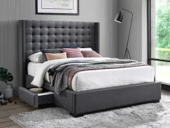 Cama Com Secretária E Arrumação Incluidas 90X200 Cm Branco E Natural + Colchão + Sommier - Gisele