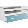 Cama Compacta - 90 Cm 73X201X100Cm - Branco-Caribe