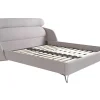 Cama De Tecido Cinzento Claro 7161