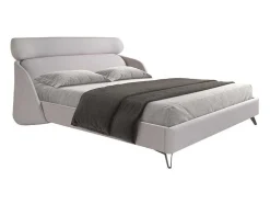 Cama De Tecido Cinzento Claro 7161