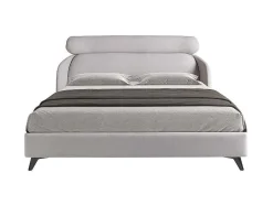 Cama De Tecido Cinzento Claro 7161