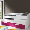 Cama Dupla Adams (190 90 Cm)(Fucsia)