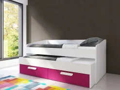 Cama Dupla Adams (190 90 Cm)(Fucsia)